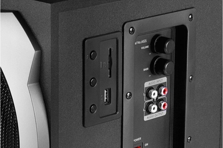 FENDA A521x głośniki 2.1 z subwooferem 52W BT, USB, do komputera telewizora