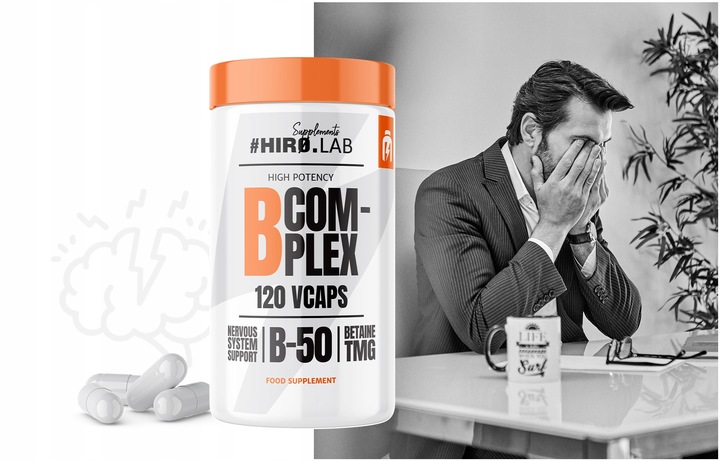 WITAMINA B COMPLEX KOMPLEKS B12 B6 B1 B3 B2 B-50 B-COMPLEX METHYL 120 HIRO