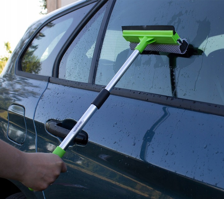 Ściągaczka teleskopowa 49 cm gąbka z mikrofibry DUŻA ściereczka do mycia