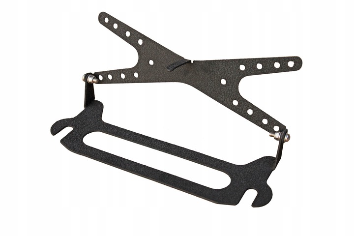 uchylne Mocowanie tablicy rejestracyjnej pod prowadnice wyciągarki