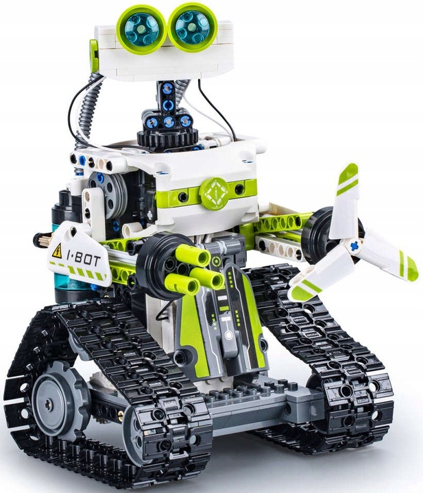 CADA KLOCKI TECHNIC ROBOT PROGRAMOWANY BOT 434EL. STEROWANY Z LED