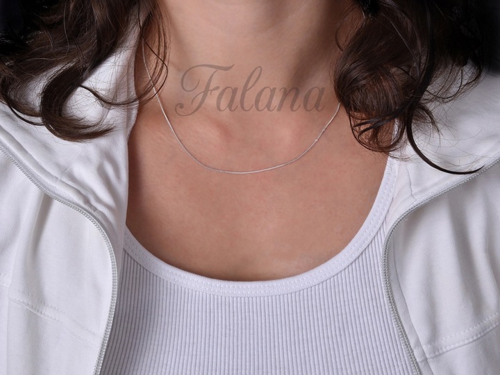 Łańcuszek srebrny ag 925 Pancerka (30) fl180 50 cm