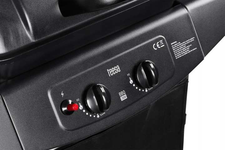 Grill gazowy Teesa BBQ 2000 2 palniki 5 kW TSA0080