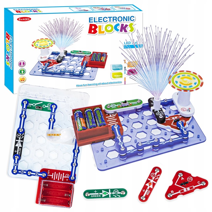 LABORATORIUM ELEKTRONIKI MAŁY ELEKTRONIK ZABAWA NAUKOWA - ZESTAW DLA DZIECI