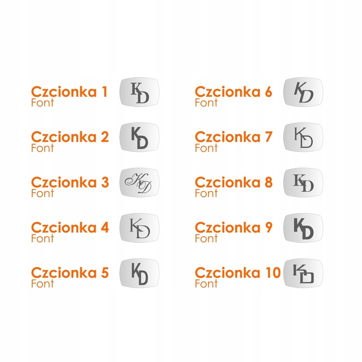 Srebrne spinki do mankietów z inicjałami Srebro925