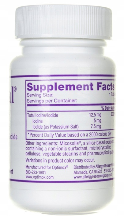 Optimix Iodoral JOD 12,5 mg | 90 tab. |+ książka