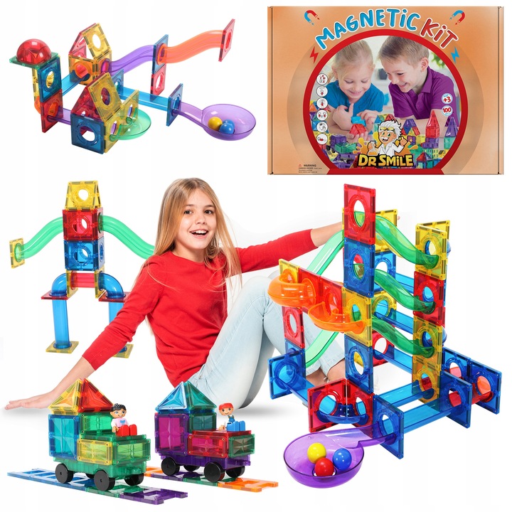 Dr Smile Idealny prezent klocki magnetyczne 100szt