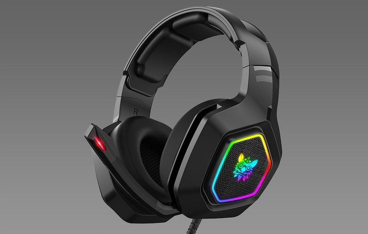 ONIKUMA PRZEWODOWE SŁUCHAWKI GAMINGOWE K10 NAUSZNE Z MIKROFONEM 2,2M ANC