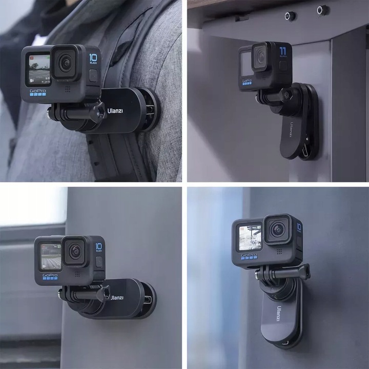 Uchwyt Zacisk do Plecaka Paska do GoPro 12 11 10 9 8 7 6 DJI Insta 360 Eken