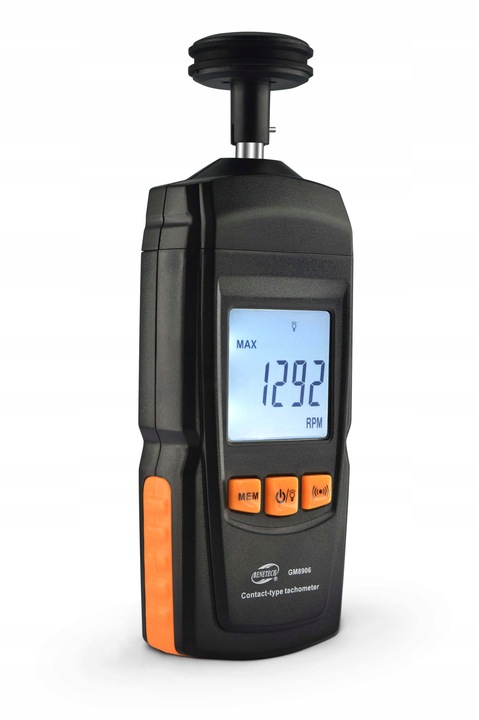 TACHOMETR LCD MIERNIK OBROTÓW DO 99999 RPM GM8906