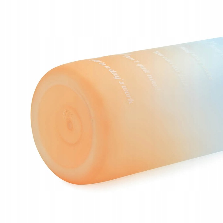 Butelka Na Wodę Bidon z Miarką Ze Słomką Na Siłownie Fitness 700ml + Gratis