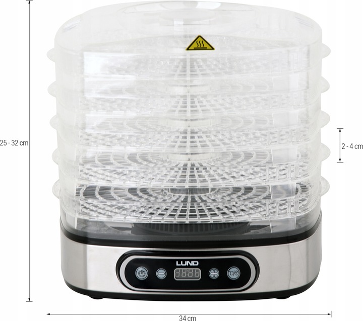 SUSZARKA SPOŻYWCZA DO GRZYBÓW OWOCÓW 5 TAC 500W