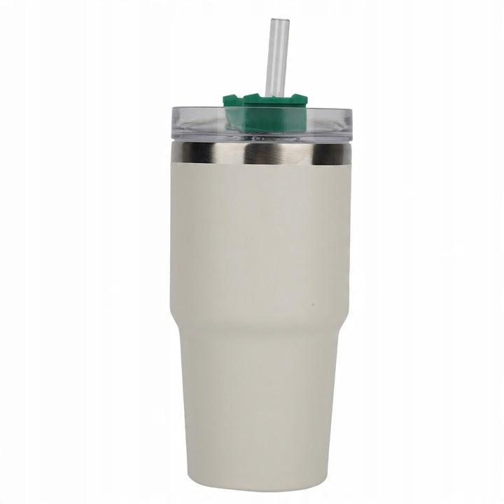 KUBEK TERMICZNY DO KAWY NA WYNOS, KUBEK PODRÓŻNY BUTELKA NA WODĘ 591 ML