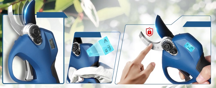 SWANSOFT Sekator Elektryczny, 850W 16,8V 2Ah, Sekator Sadowniczy PRU28