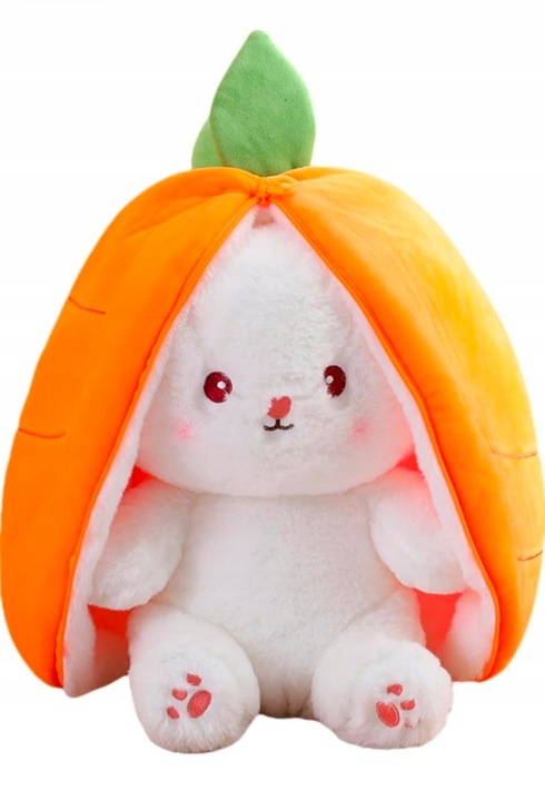 MASKOTKA PLUSZAK KRÓLIK MARCHEWKA 25CM