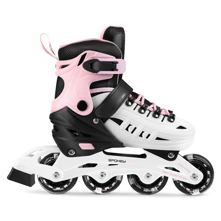 SPOKEY 4w1 Łyżworolki Rolki Łyżwy Hokejowe Regulowane Dziecięce Kółka LED
