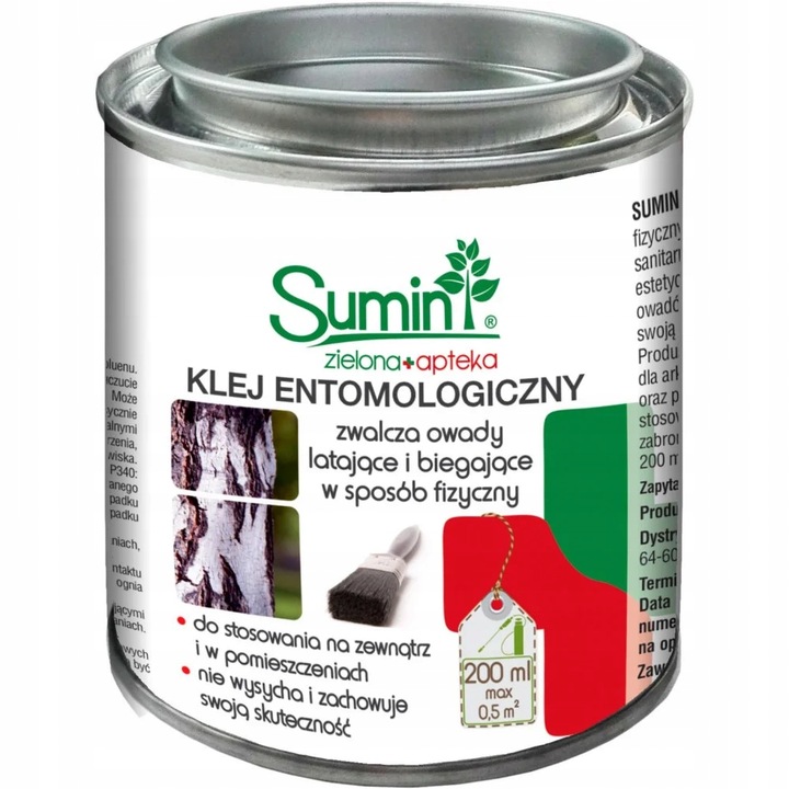 KLEJ ENTOMOLOGICZNY ZWALCZA OWADY SZKODNIKI SUMIN 200 ml x 2
