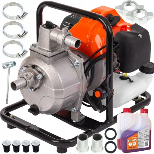 MOTOPOMPA DO WODY POMPA SPALINOWA 1'' ZŁĄCZA OLEJ