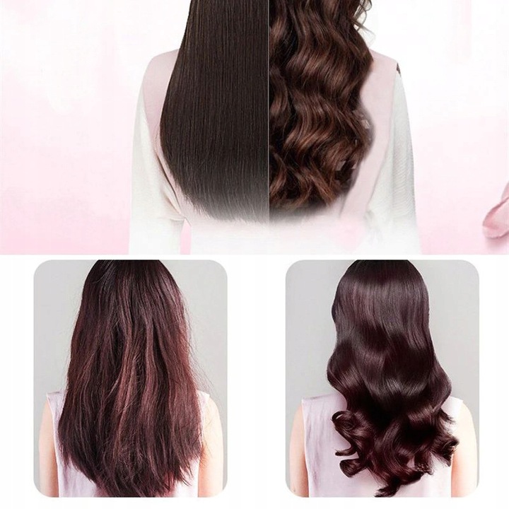 Lokówka automatyczna BEZPRZEWODOWA do włosów loków STYLIZACJI obrotowa LCD