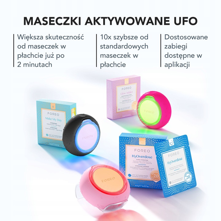 Głęboki nawilżacz do twarzy UFO 3, Czarny