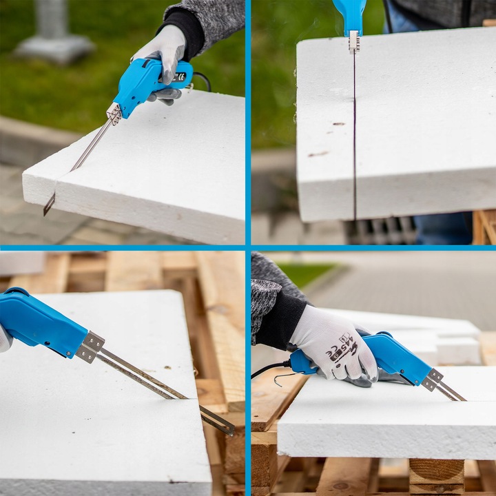 NÓŻ TERMICZNY CIĘCIA STYROPIANU 250W WYCINARKA BONIARKA ŻŁOBIARKA 3xOSTRZE