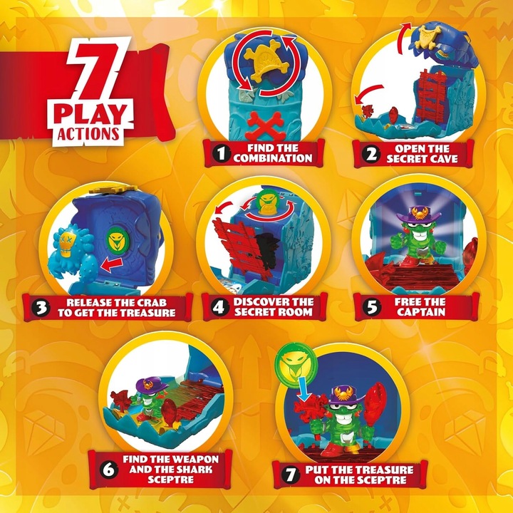 PIRATIX sekretna jaskinia Shark Cave seria Shark Treasure Jaskinia Rekinów