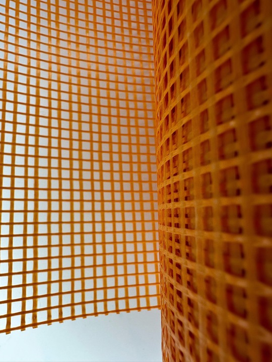 SIATKA PODTYNKOWA ELEWACYJNA160g/m2 pomarańczowa