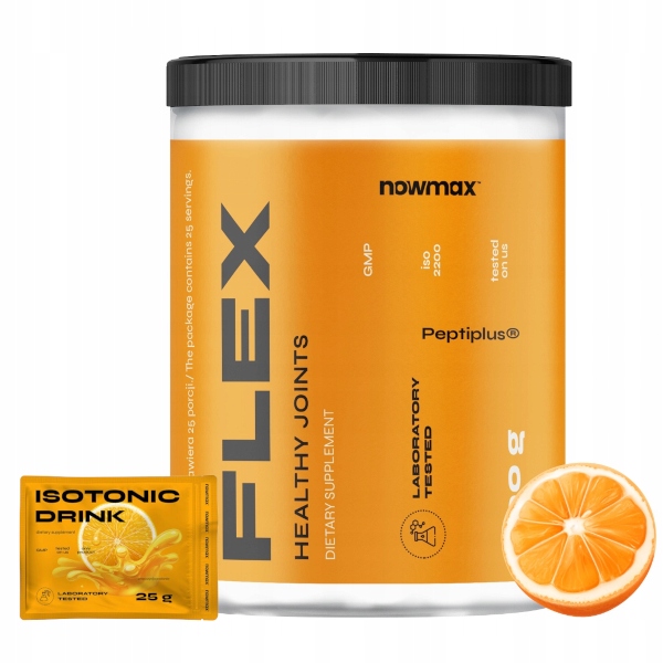 nowmax FLEX 400g KOLAGEN MSM GLUKOZAMINA NA STAWY