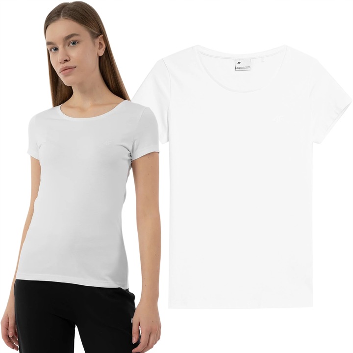 Koszulka Damska 4F T-shirt Damski Bawełniany Casual Limitowany