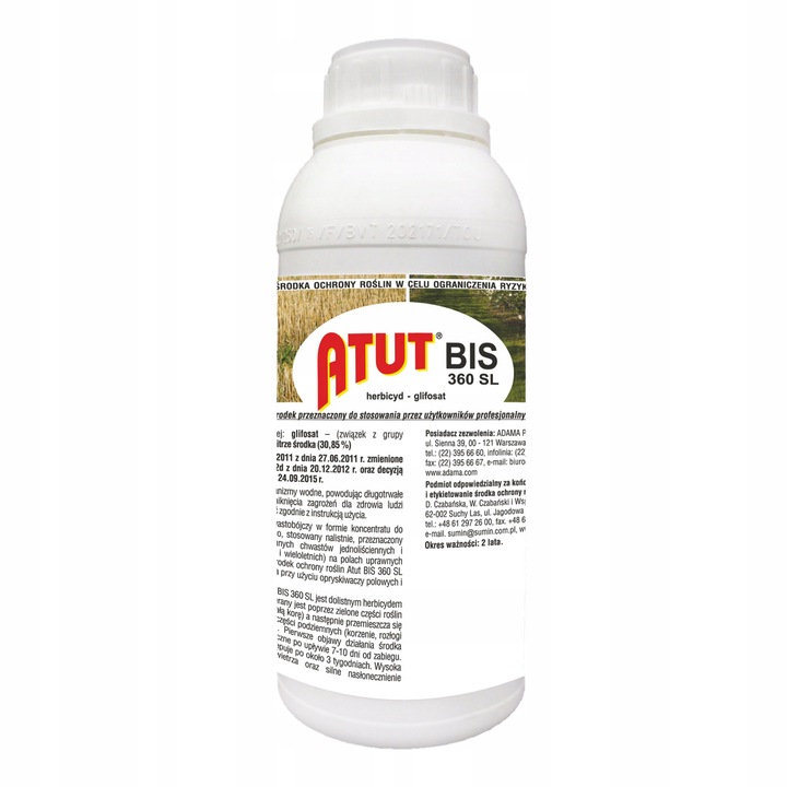 Sumin Atut BIS 360SL ZWALCZA I NISZCZY CHWASTY 1L 1000 ml