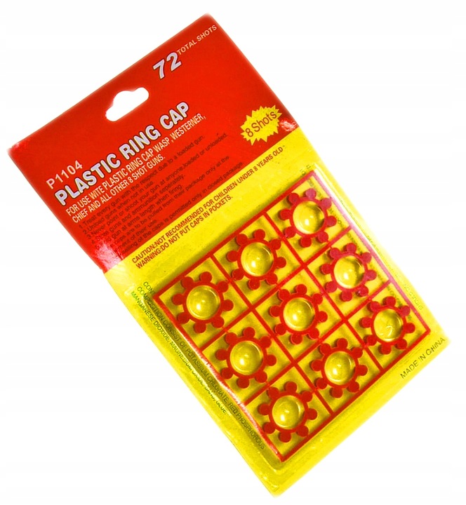 KAPISZONY cympletki do pistoletu HUK 1440 STRZAŁY + gratisy