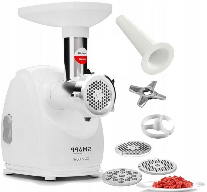 MASZYNKA DO MIELENIA MIĘSA SMAPP 489.8 BIAŁA 2000W