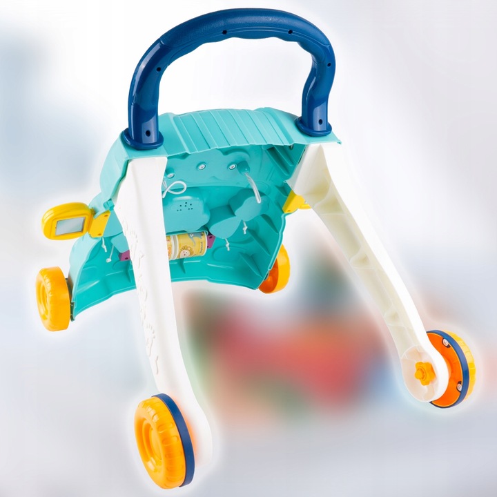 CHODZIK PCHACZ AUTKO ZABAWKA EDUKACYJNA INTERKATYWNA SORTER RUCHOME KLOCKI