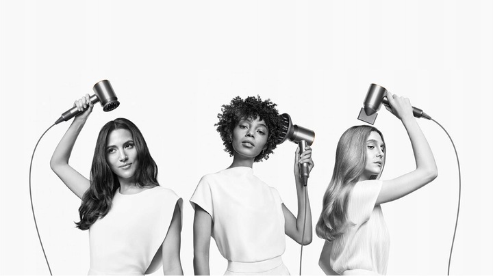 ORYGINALNA Suszarka do włosów DYSON Supersonic Niebieski/Różowy HD07 ETUI