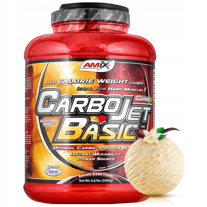 Gainer | NA PRZYTYCIE | PRODUKT PREMIUM ! | Carbo JET BASIC | Wanilia 3kg !