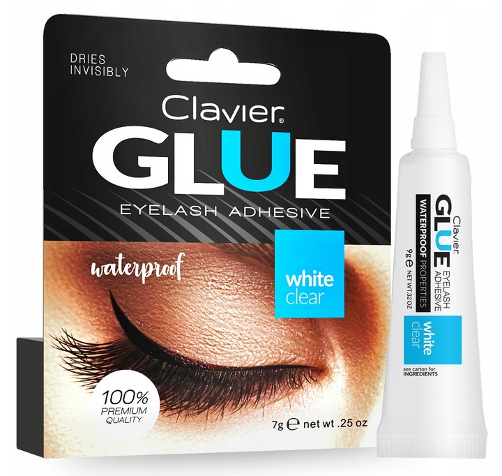 KLEJ DO RZĘS CLEAR CLAVIER 7 g. PRZEŹROCZYSTY