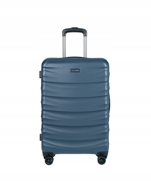 Walizka Średnia Podróżna Na Kółkach Poliwęglan PUCCINI Granatowa PC032B-7a