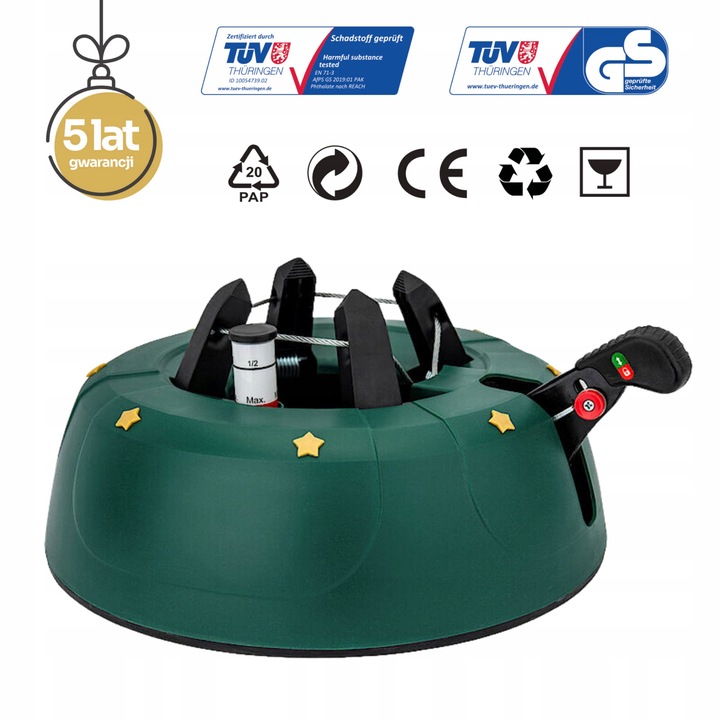 Stojak choinkowy samozaciskowy Start 2.0 Zielony Kamai