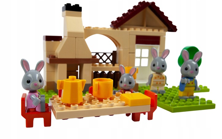 KLOCKI UNICO MAXIMILIAN FAMILIES GRILL W OGRODZIE PIKNIK PRZYJĘCIE 69 ELEME