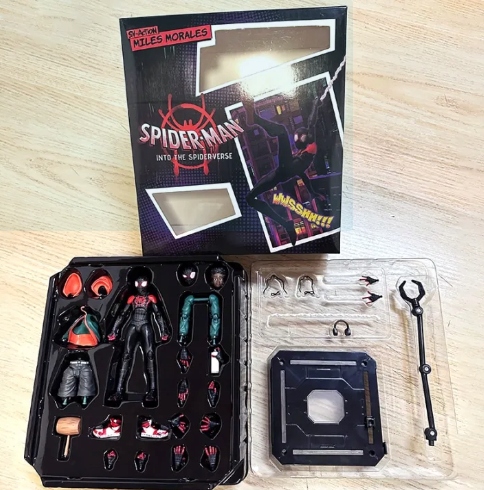 SPIDERMAN FIGURKA AKCJI RUCHOME MILE MORALES PCV FIGURKA AKCJI ZABAWKA