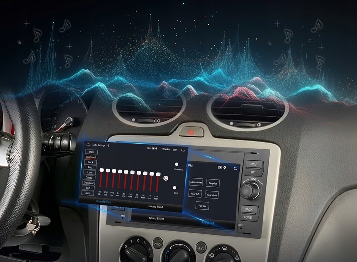 RADIO SAMOCHODOWE ANDROID FORD KUGA S-MAX C-MAX CARPLAY USB RDS GPS WIFI BT