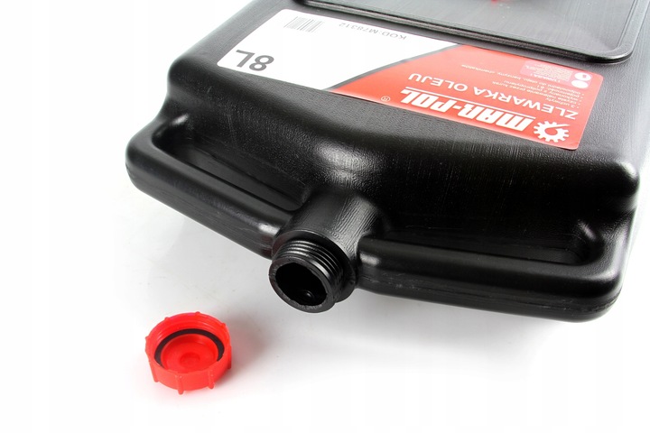 ZBIORNIK MISA WANNA ZLEWARKA DO OLEJU POJEMNIK 8L z korkiem