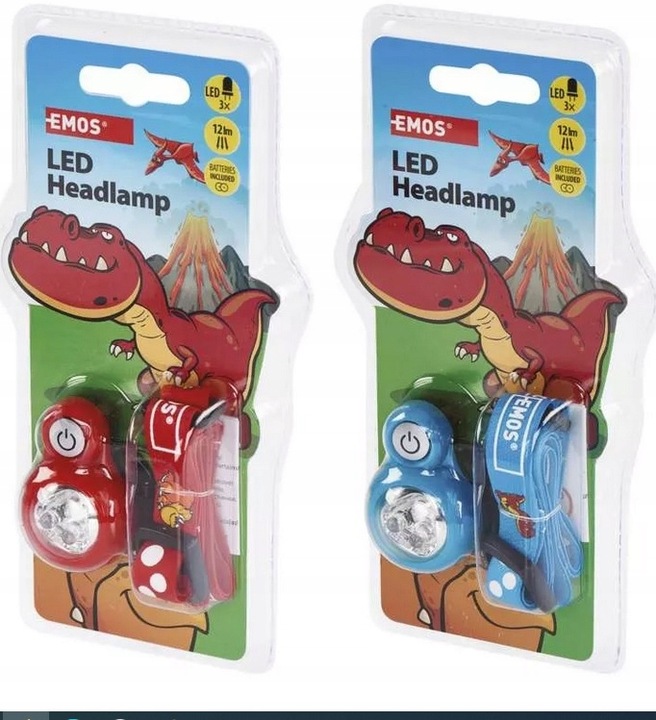 Latarka, czołówka dziecięca Led