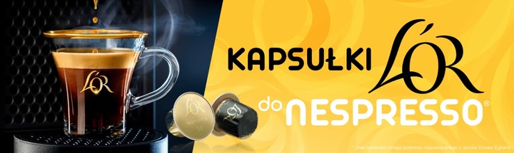 Prezenter ekspozytor półeczka na kapsułki LOR do ekspresu L'Or Mini