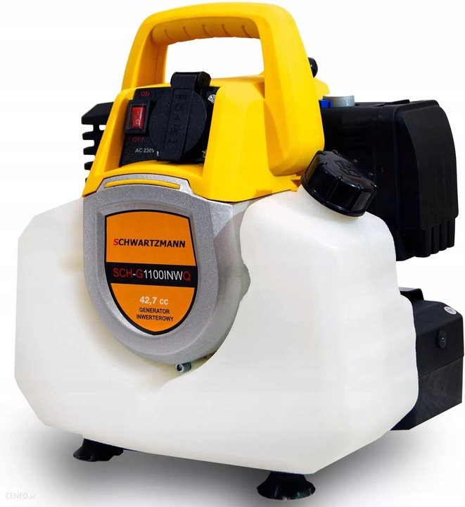 Kompaktowy Generator Agregat prądotwórczy inwertorowy SCHWARTZMANN 1100W