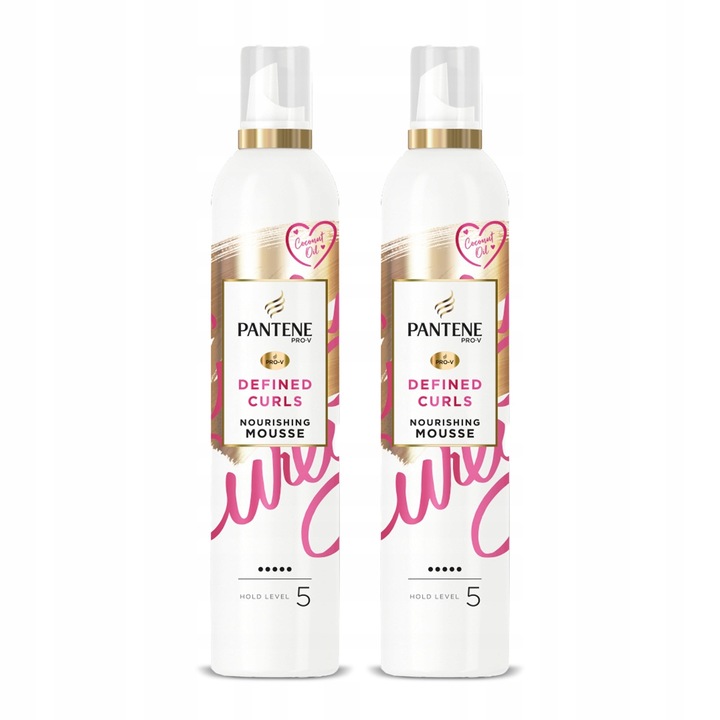 Zestaw Pantene Pro-V Defined Curls pianka do włosów kręconych 200ml x2