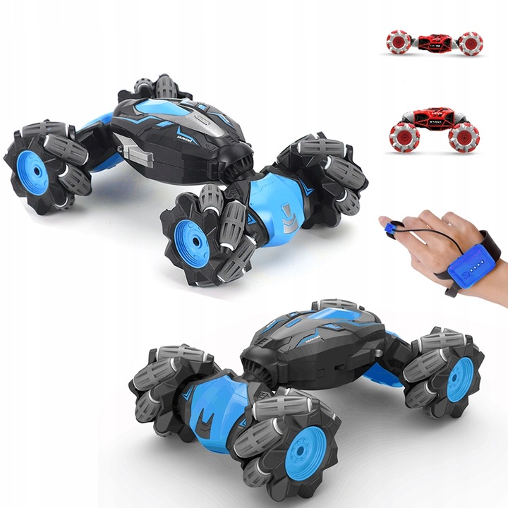 SAMOCHÓD ZDALNIE STEROWANY RC RĘKĄ GESTAMI PILOT AUTO PODŚWIETLENIE LED 4x4