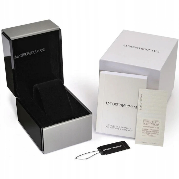 ZEGAREK EMPORIO ARMANI AR1907 GIANNI ORYGINALNY CERTYFIKAT GW24 + PUDEŁKO