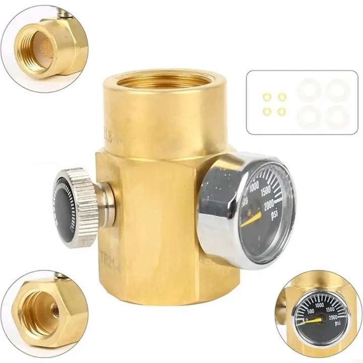 Przetoczka Tr21/4 Do SodaStream Brita Philips Naboje Niebieskie Twist