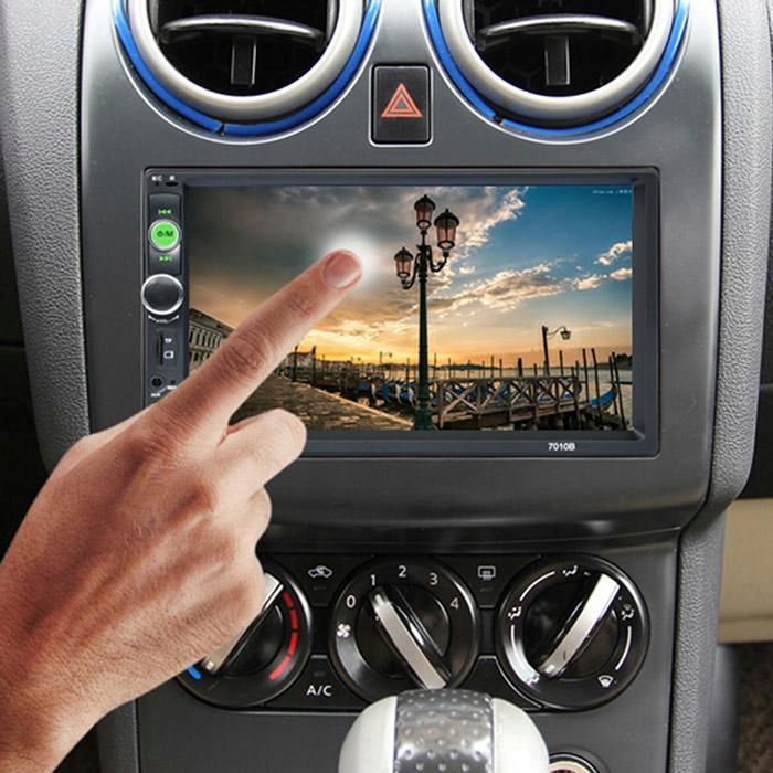 Radio samochodowe Bluetooth 2DIN + kamera cofania